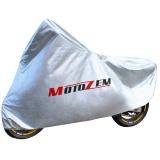 Plachta na motorku Motozem - stříbrná